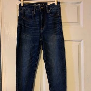 NWT AE Super hi rise jegging crop
